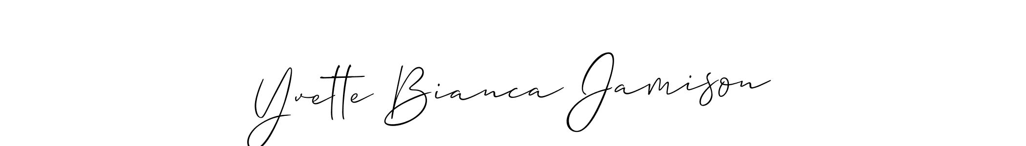 Here are the top 10 professional signature styles for the name Yvette Bianca Jamison. These are the best autograph styles you can use for your name. Yvette Bianca Jamison signature style 2 images and pictures png
