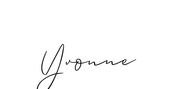 Also we have Yvonne name is the best signature style. Create professional handwritten signature collection using Allison_Script autograph style. Yvonne signature style 2 images and pictures png