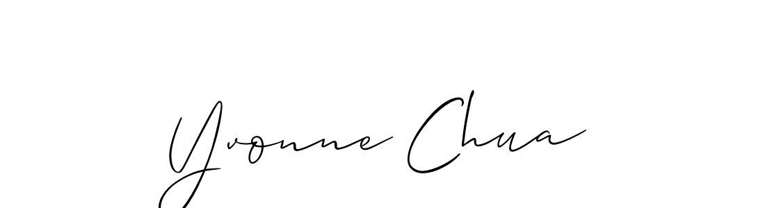 if you are searching for the best signature style for your name Yvonne Chua. so please give up your signature search. here we have designed multiple signature styles  using Allison_Script. Yvonne Chua signature style 2 images and pictures png