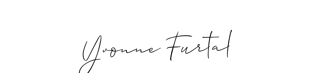 Make a beautiful signature design for name Yvonne Furtal. Use this online signature maker to create a handwritten signature for free. Yvonne Furtal signature style 2 images and pictures png