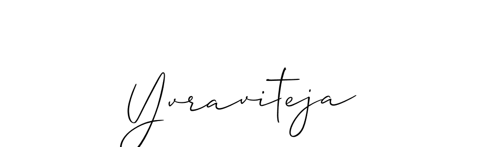 Once you've used our free online signature maker to create your best signature Allison_Script style, it's time to enjoy all of the benefits that Yvraviteja name signing documents. Yvraviteja signature style 2 images and pictures png
