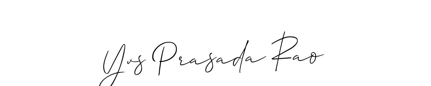 Best and Professional Signature Style for Yvs Prasada Rao. Allison_Script Best Signature Style Collection. Yvs Prasada Rao signature style 2 images and pictures png