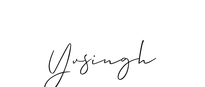 Similarly Allison_Script is the best handwritten signature design. Signature creator online .You can use it as an online autograph creator for name Yvsingh. Yvsingh signature style 2 images and pictures png