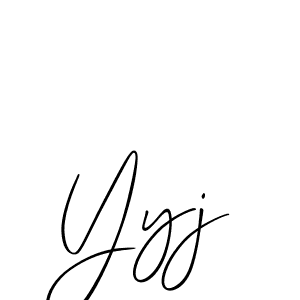 Make a short Yyj signature style. Manage your documents anywhere anytime using Allison_Script. Create and add eSignatures, submit forms, share and send files easily. Yyj signature style 2 images and pictures png