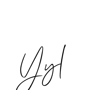 How to make Yyl name signature. Use Allison_Script style for creating short signs online. This is the latest handwritten sign. Yyl signature style 2 images and pictures png