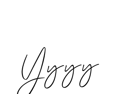 Use a signature maker to create a handwritten signature online. With this signature software, you can design (Allison_Script) your own signature for name Yyyy. Yyyy signature style 2 images and pictures png