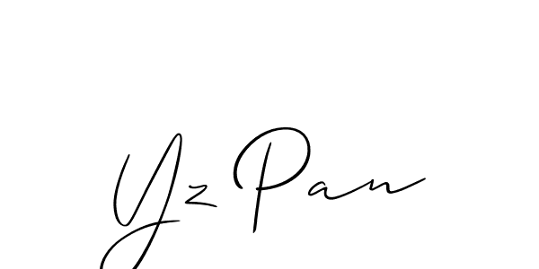 You can use this online signature creator to create a handwritten signature for the name Yz Pan. This is the best online autograph maker. Yz Pan signature style 2 images and pictures png