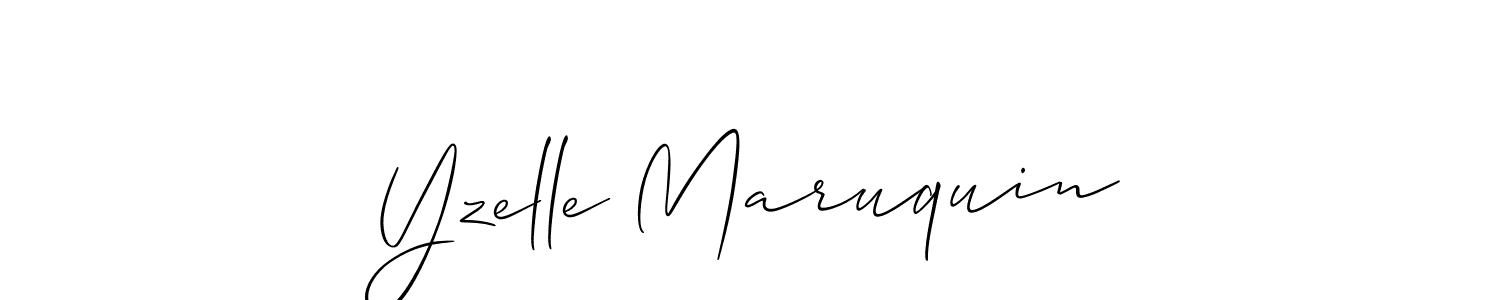 Similarly Allison_Script is the best handwritten signature design. Signature creator online .You can use it as an online autograph creator for name Yzelle Maruquin. Yzelle Maruquin signature style 2 images and pictures png