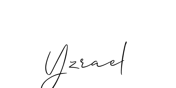 It looks lik you need a new signature style for name Yzrael. Design unique handwritten (Allison_Script) signature with our free signature maker in just a few clicks. Yzrael signature style 2 images and pictures png