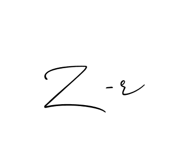 You can use this online signature creator to create a handwritten signature for the name Z -r. This is the best online autograph maker. Z -r signature style 2 images and pictures png
