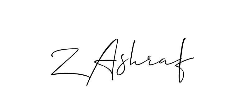 Check out images of Autograph of Z Ashraf name. Actor Z Ashraf Signature Style. Allison_Script is a professional sign style online. Z Ashraf signature style 2 images and pictures png