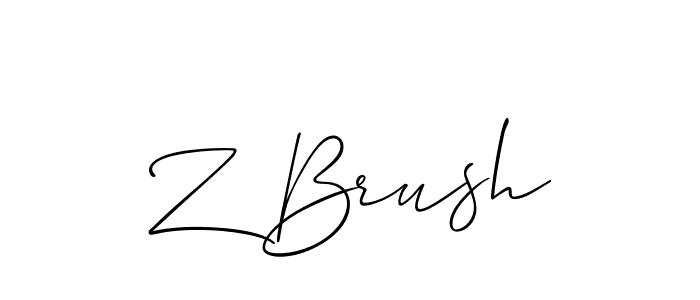 The best way (Allison_Script) to make a short signature is to pick only two or three words in your name. The name Z Brush include a total of six letters. For converting this name. Z Brush signature style 2 images and pictures png