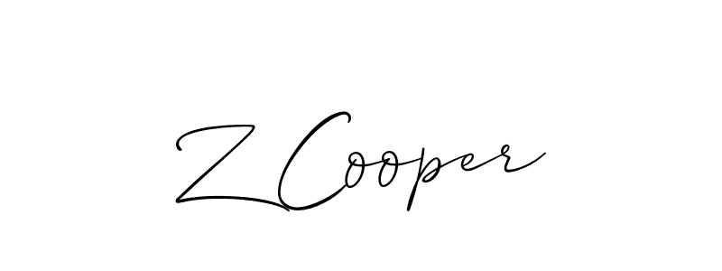 Once you've used our free online signature maker to create your best signature Allison_Script style, it's time to enjoy all of the benefits that Z Cooper name signing documents. Z Cooper signature style 2 images and pictures png