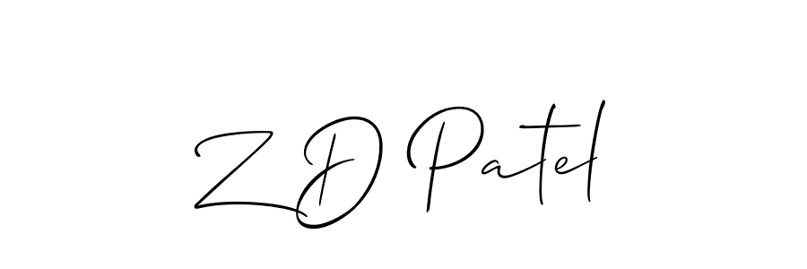 Here are the top 10 professional signature styles for the name Z D Patel. These are the best autograph styles you can use for your name. Z D Patel signature style 2 images and pictures png