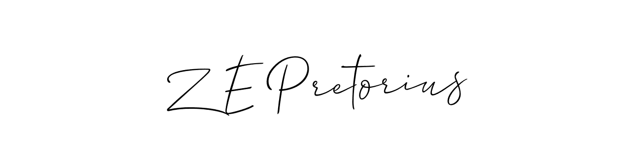 See photos of Z E Pretorius official signature by Spectra . Check more albums & portfolios. Read reviews & check more about Allison_Script font. Z E Pretorius signature style 2 images and pictures png