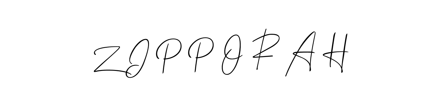 Similarly Allison_Script is the best handwritten signature design. Signature creator online .You can use it as an online autograph creator for name Z I P P O R A H. Z I P P O R A H signature style 2 images and pictures png