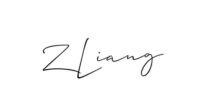 See photos of Z Liang official signature by Spectra . Check more albums & portfolios. Read reviews & check more about Allison_Script font. Z Liang signature style 2 images and pictures png