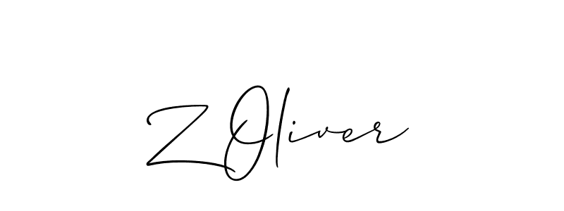 How to Draw Z Oliver signature style? Allison_Script is a latest design signature styles for name Z Oliver. Z Oliver signature style 2 images and pictures png