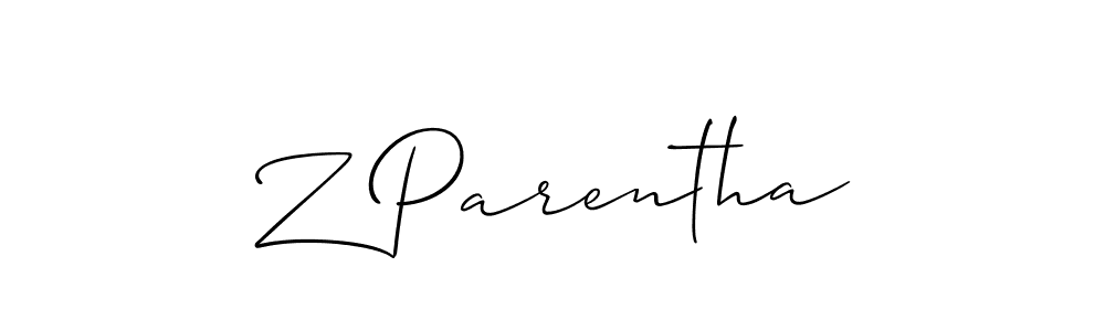 Once you've used our free online signature maker to create your best signature Allison_Script style, it's time to enjoy all of the benefits that Z Parentha name signing documents. Z Parentha signature style 2 images and pictures png
