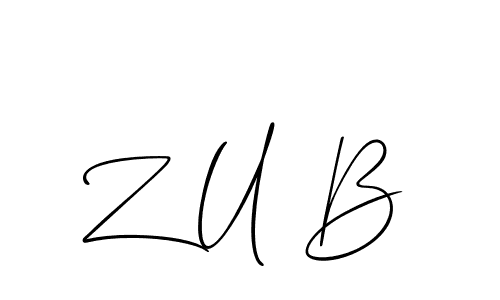 Here are the top 10 professional signature styles for the name Z U B. These are the best autograph styles you can use for your name. Z U B signature style 2 images and pictures png