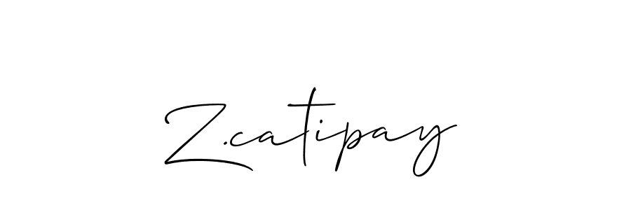 Once you've used our free online signature maker to create your best signature Allison_Script style, it's time to enjoy all of the benefits that Z.catipay name signing documents. Z.catipay signature style 2 images and pictures png