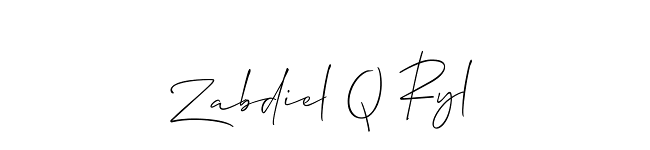 Here are the top 10 professional signature styles for the name Zabdiel Q Ryl. These are the best autograph styles you can use for your name. Zabdiel Q Ryl signature style 2 images and pictures png