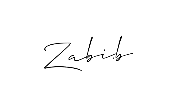 This is the best signature style for the Zabi.b name. Also you like these signature font (Allison_Script). Mix name signature. Zabi.b signature style 2 images and pictures png