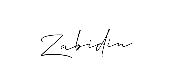 How to make Zabidin name signature. Use Allison_Script style for creating short signs online. This is the latest handwritten sign. Zabidin signature style 2 images and pictures png