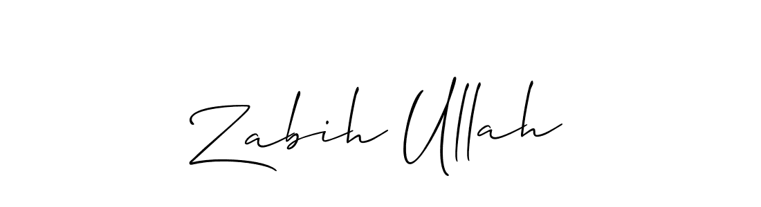 You can use this online signature creator to create a handwritten signature for the name Zabih Ullah. This is the best online autograph maker. Zabih Ullah signature style 2 images and pictures png