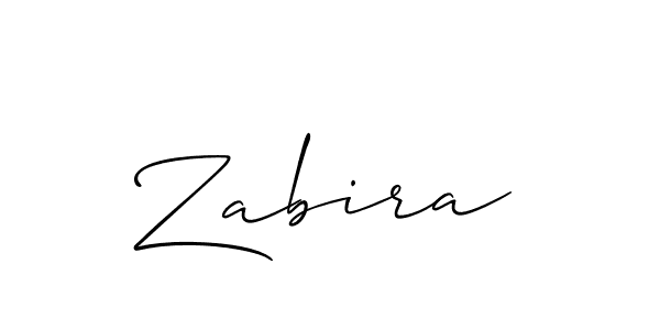 How to Draw Zabira signature style? Allison_Script is a latest design signature styles for name Zabira. Zabira signature style 2 images and pictures png