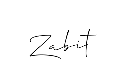 Make a short Zabit signature style. Manage your documents anywhere anytime using Allison_Script. Create and add eSignatures, submit forms, share and send files easily. Zabit signature style 2 images and pictures png