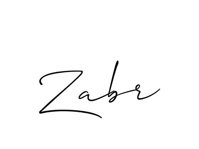 Best and Professional Signature Style for Zabr. Allison_Script Best Signature Style Collection. Zabr signature style 2 images and pictures png