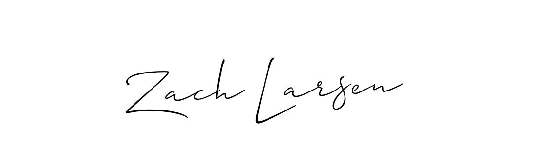 Similarly Allison_Script is the best handwritten signature design. Signature creator online .You can use it as an online autograph creator for name Zach Larsen. Zach Larsen signature style 2 images and pictures png