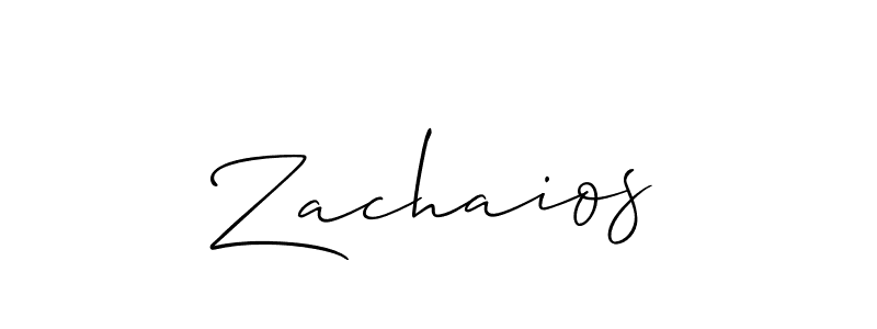 Best and Professional Signature Style for Zachaios. Allison_Script Best Signature Style Collection. Zachaios signature style 2 images and pictures png