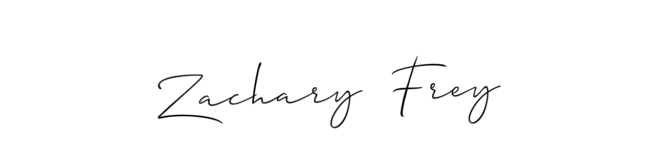 Make a beautiful signature design for name Zachary  Frey. Use this online signature maker to create a handwritten signature for free. Zachary  Frey signature style 2 images and pictures png