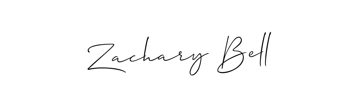 Check out images of Autograph of Zachary Bell name. Actor Zachary Bell Signature Style. Allison_Script is a professional sign style online. Zachary Bell signature style 2 images and pictures png