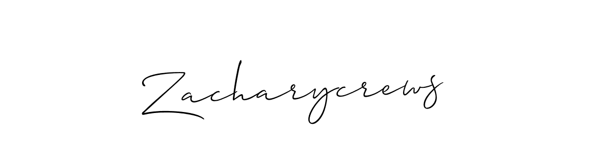 Check out images of Autograph of Zacharycrews name. Actor Zacharycrews Signature Style. Allison_Script is a professional sign style online. Zacharycrews signature style 2 images and pictures png