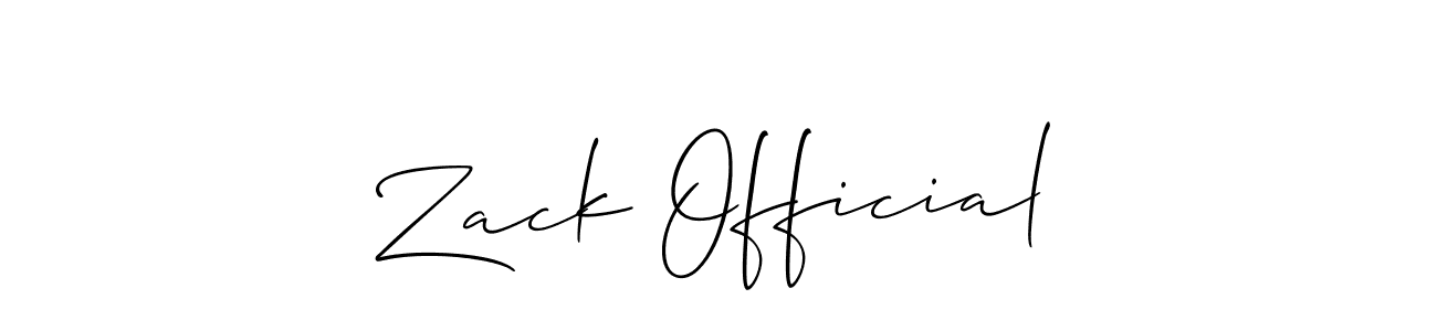 This is the best signature style for the Zack Official name. Also you like these signature font (Allison_Script). Mix name signature. Zack Official signature style 2 images and pictures png