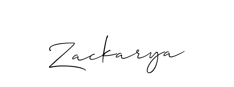 Best and Professional Signature Style for Zackarya. Allison_Script Best Signature Style Collection. Zackarya signature style 2 images and pictures png