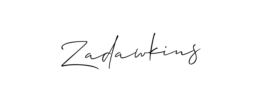 Once you've used our free online signature maker to create your best signature Allison_Script style, it's time to enjoy all of the benefits that Zadawkins name signing documents. Zadawkins signature style 2 images and pictures png