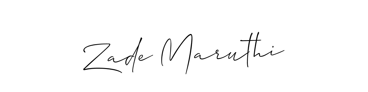 Similarly Allison_Script is the best handwritten signature design. Signature creator online .You can use it as an online autograph creator for name Zade Maruthi. Zade Maruthi signature style 2 images and pictures png