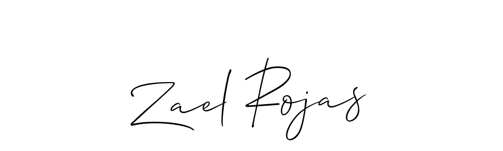 Make a beautiful signature design for name Zael Rojas. Use this online signature maker to create a handwritten signature for free. Zael Rojas signature style 2 images and pictures png