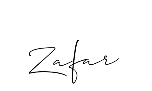 How to make Zafar name signature. Use Allison_Script style for creating short signs online. This is the latest handwritten sign. Zafar signature style 2 images and pictures png