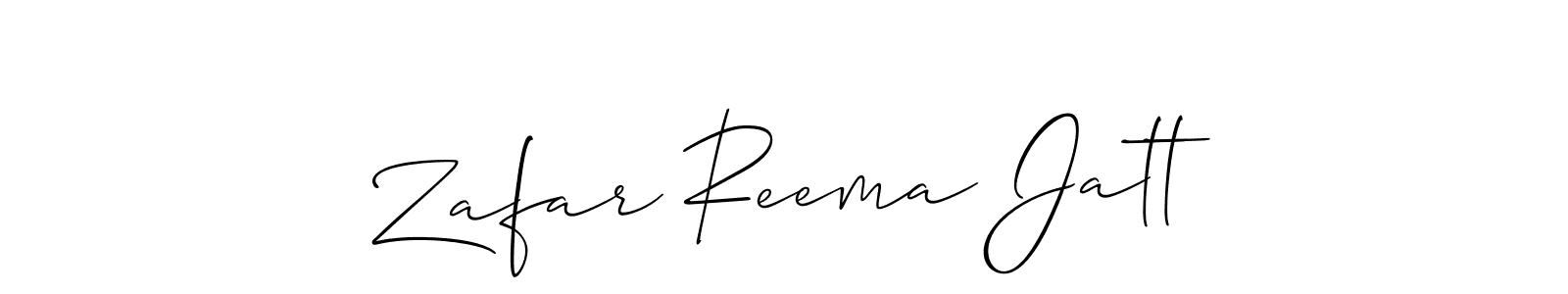 Check out images of Autograph of Zafar Reema Jatt name. Actor Zafar Reema Jatt Signature Style. Allison_Script is a professional sign style online. Zafar Reema Jatt signature style 2 images and pictures png