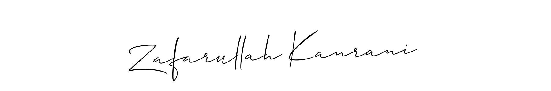 Once you've used our free online signature maker to create your best signature Allison_Script style, it's time to enjoy all of the benefits that Zafarullah Kanrani name signing documents. Zafarullah Kanrani signature style 2 images and pictures png