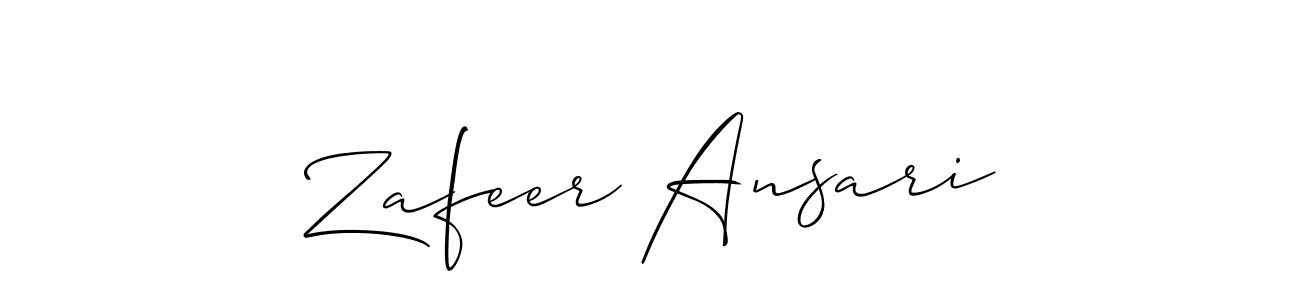 Once you've used our free online signature maker to create your best signature Allison_Script style, it's time to enjoy all of the benefits that Zafeer Ansari name signing documents. Zafeer Ansari signature style 2 images and pictures png