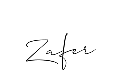 It looks lik you need a new signature style for name Zafer. Design unique handwritten (Allison_Script) signature with our free signature maker in just a few clicks. Zafer signature style 2 images and pictures png