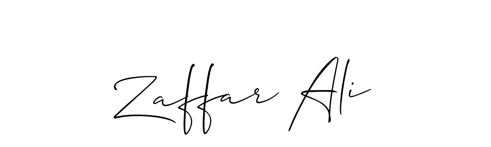 Zaffar Ali stylish signature style. Best Handwritten Sign (Allison_Script) for my name. Handwritten Signature Collection Ideas for my name Zaffar Ali. Zaffar Ali signature style 2 images and pictures png