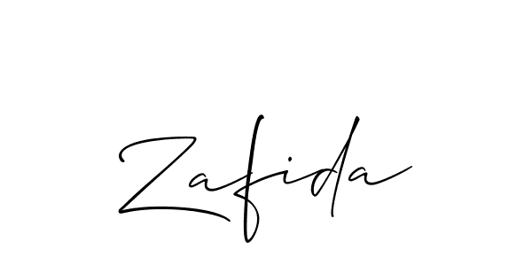 It looks lik you need a new signature style for name Zafida. Design unique handwritten (Allison_Script) signature with our free signature maker in just a few clicks. Zafida signature style 2 images and pictures png