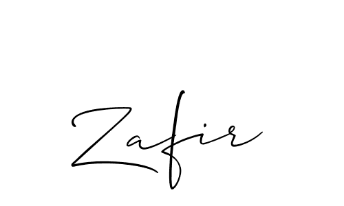 Allison_Script is a professional signature style that is perfect for those who want to add a touch of class to their signature. It is also a great choice for those who want to make their signature more unique. Get Zafir name to fancy signature for free. Zafir signature style 2 images and pictures png